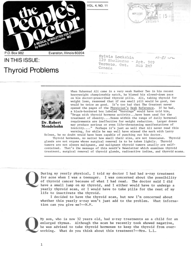 endo doctor thyroid problems
