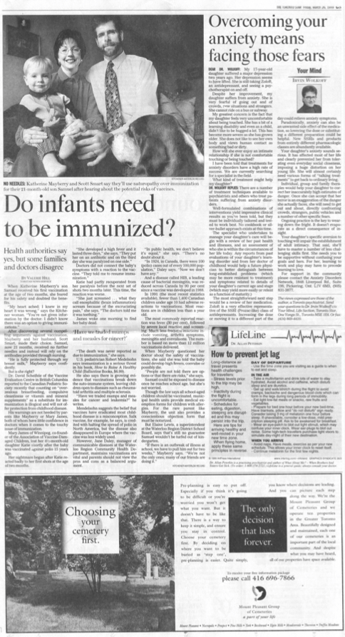Do infants need to be immunized?